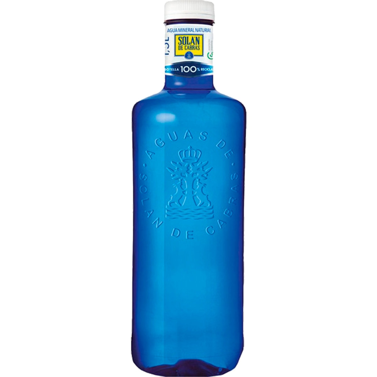 Eau Cristaline Solan De Cabras - Natürliches Mineralwasser - Pack 8 X 5 =  40 Flasche 0.75L Palette Cristaline