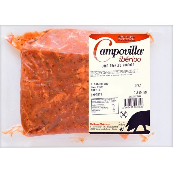 marinierte Lendenfilets vom Iberischen Schwein, vakuumverpackt, ungefähres Gewicht 500 g