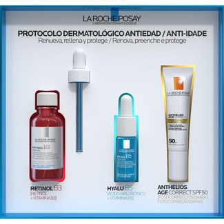 LA ROCHE POSAY Retinol B3 Regenerating dermatological serum anti-ageing renewing chest 30 ml + Hyalu B5 Anti-wrinkle derma serum 10 ml + Anthelios A.G.E, Correct 15ml