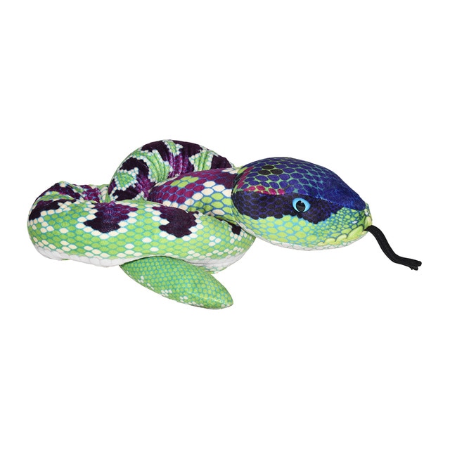 WILD REPUBLIC - Peluche 137 cm Serpiente fantasía purpura Wild Republic