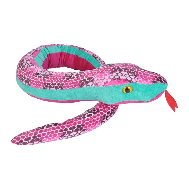 WILD REPUBLIC - Peluche 137 cm Serpiente panal rosa Wild Republic