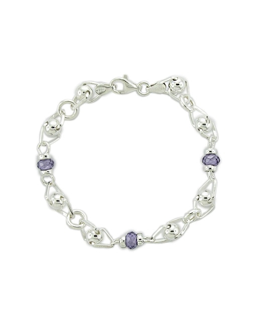Esferas Amatista Silver