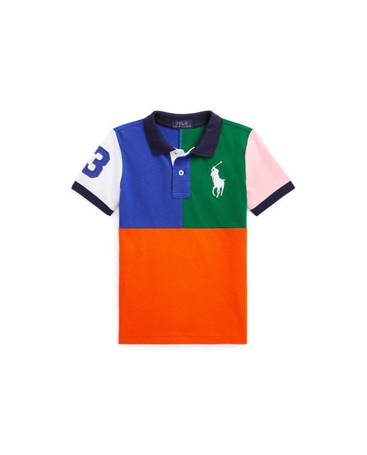 Polo de niño en multicolor con Big Pony