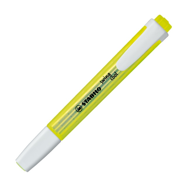 Marcador Fluorescente swing cool STABILO Amarillo.