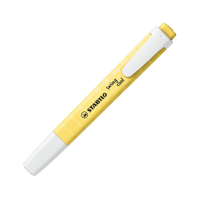 Marcador STABILO Swing Cool Pastel Amarillo Cremoso.