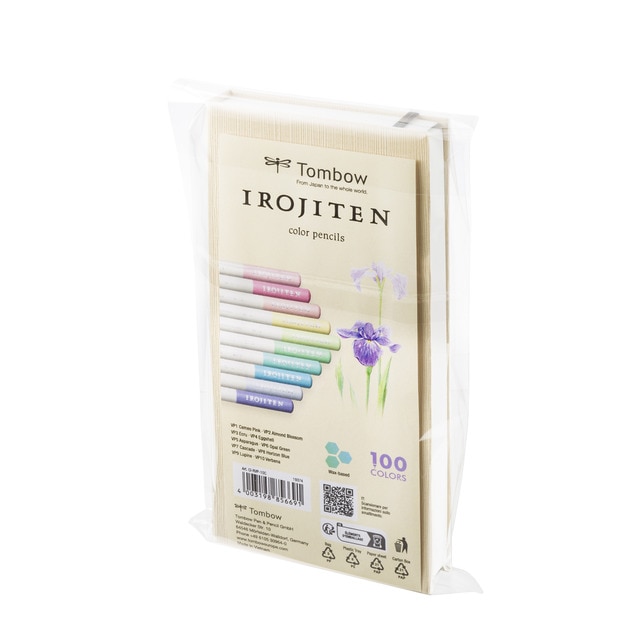 Estuche 10 lápices de colores muy pálidos Irojiten Tombow multicolor.