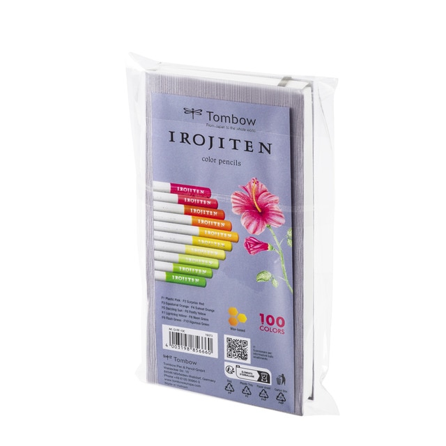 Estuche 10 lápices de colores fluorescentes Irojiten Tombow multicolor.