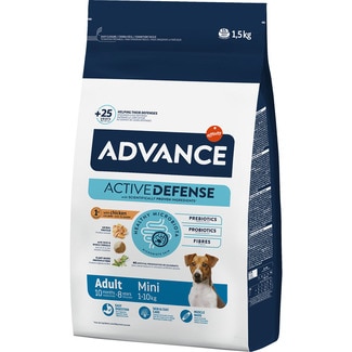 ADVANCE Adult dog food with chicken and rice for mini breed adult dogs bag 1,5 kg