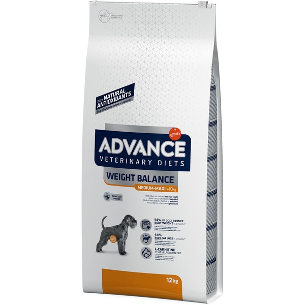 Veterinary Diets Weight Balance dog food for medium and large breed adult dogs sack 12 kg