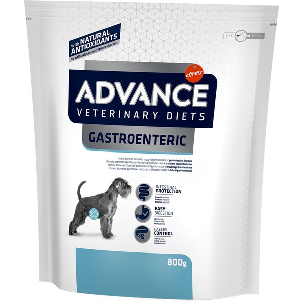 Veterinary Diets Gastroenteric pienso para perros adultos envase 800 g