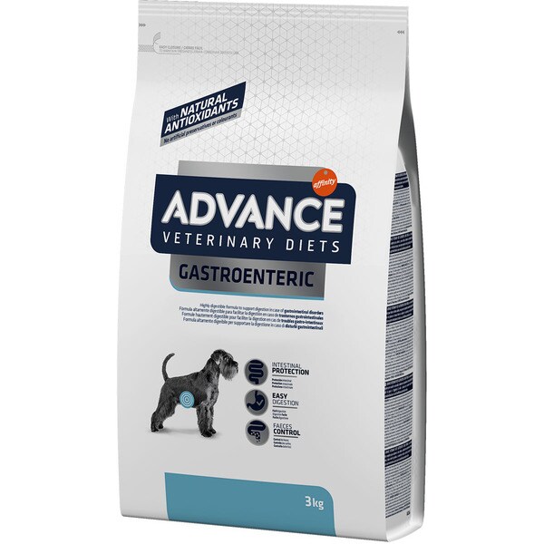 Veterinary Diets Gastroenteric dog foods for adult dogs bag 3 kg