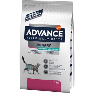 ADVANCE Veterinary Diets Urinary Trockenfutter für ausgewachsene sterilisierte Katzen Tasche 7,5 kg