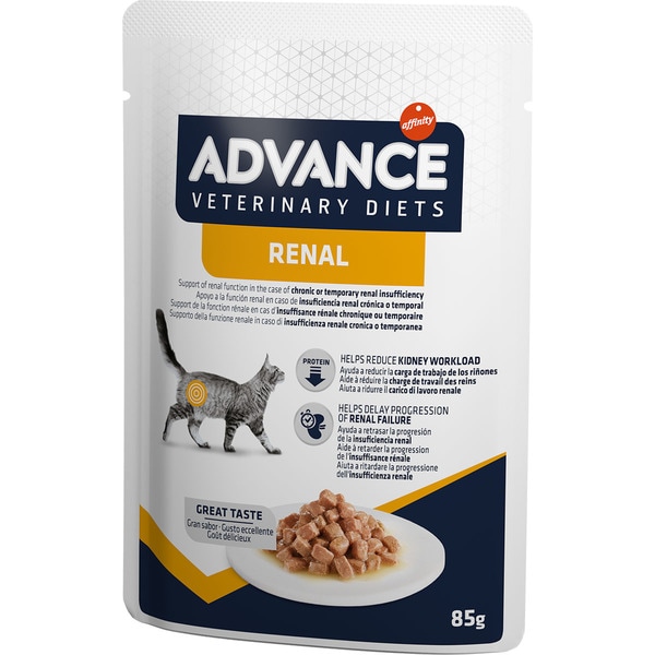 Veterinary Diets Renal wet cat food for adult cats sachet 85 g ADVANCE Supermercado El Corte Ingles El Corte Ingles