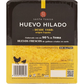 SANTA TERESA huevo hilado sin gluten envase 100 g