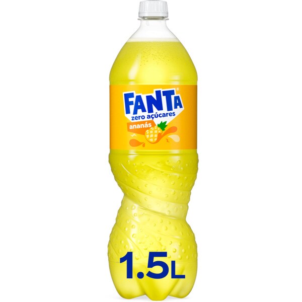 Refrigerante de Ananás com Gás sem Adição de Açúcar garrafa 1,5 L