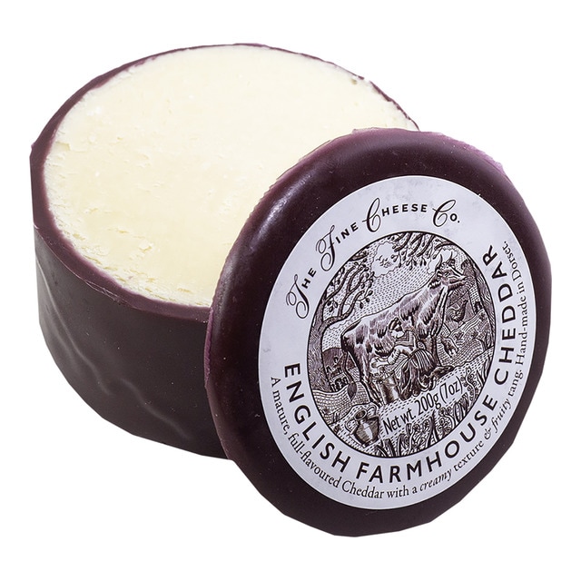 Queso mini cheddar ahumado English Farmhouse West Country The Fine Cheese Co.