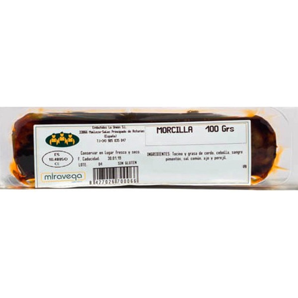 Morcela Asturiana sem Glúten 100 g