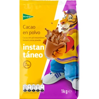 El Corte Inglés Cacau em Pó Instantâneo embalagem 1 kg
