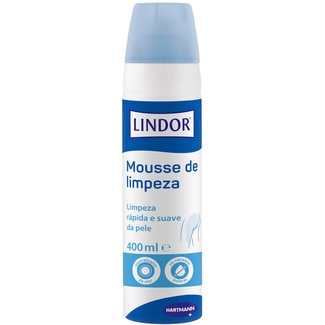 Lindor Mousse de Limpeza embalagem 400 ml