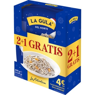 LA GULA DEL NORTE La Auténtica fresca pack 2+1 raciones de 200 g estuche 600 g sin lactosa