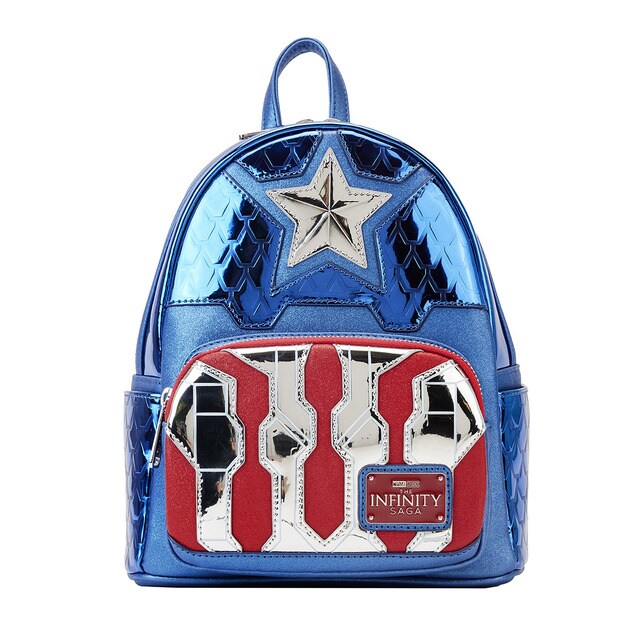 Mini Mochila Capitán América Marvel Loungefly.