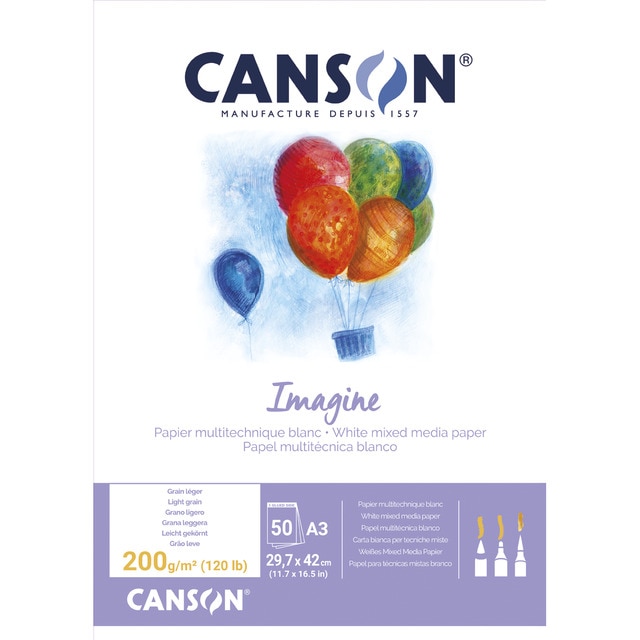 Bloc Encolado A3 50h. Canson Imagine.