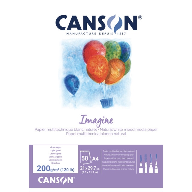 Bloc Encolado A4 50h. Canson Imagine