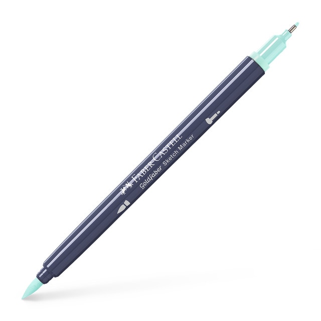 Rotulador sketch marker doble punta tinta base alcohol Goldfaber Faber-Castell agua.