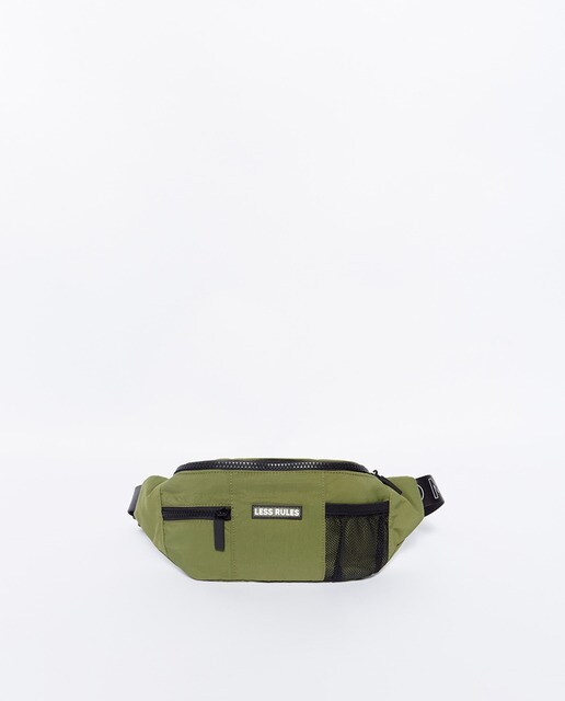 Green discount belt bag