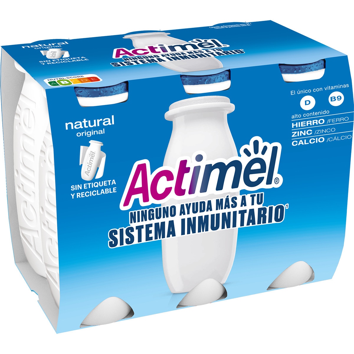 L Casei natural pack 6 unidades 100 g DANONE ACTIMEL Supermercado El Corte Inglés El Corte