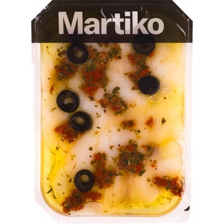 MARTIKO geräucherter Kabeljau auf mediterrane Art Behälter 95 g