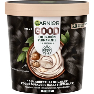 GARNIER Good permanent hair colour with shea butter no. 3.0 Chocolate Brunette jar 1 each ammonia-free