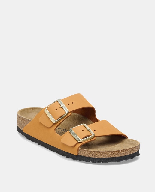 Sandalias planas Arizona de mujer en nobuck