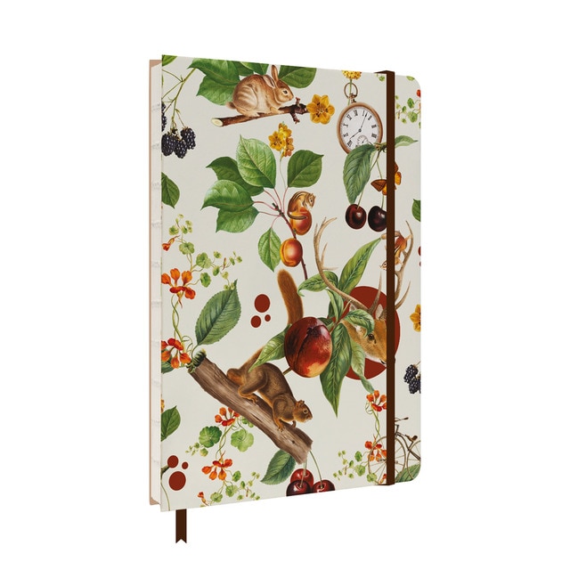 Cuaderno encuadernación artesanal A5 Autumn Dream Kokonote verde.