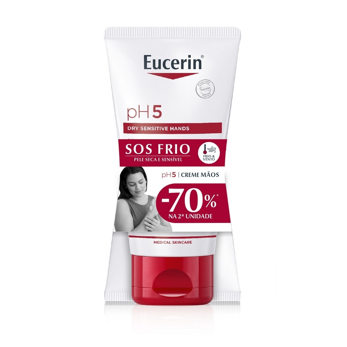Imagem 0 de Duo Creme de Mãos pH5 Pele Seca Sensível - 2x75 ml