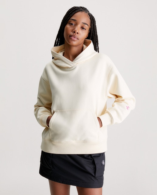 Sudadera Mujer oversized con capucha y logo en la espalda