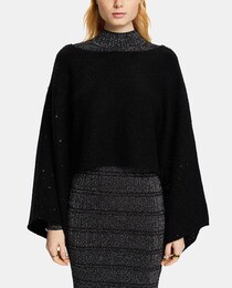 Poncho femme court paillettes Mode femme El Corte Ingl s