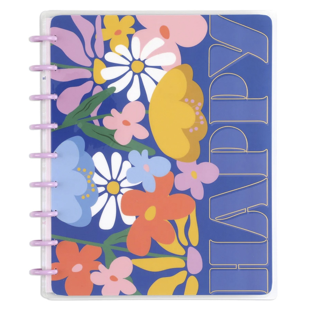 Notebook fun fleurs Happy Planner Classic multicolor