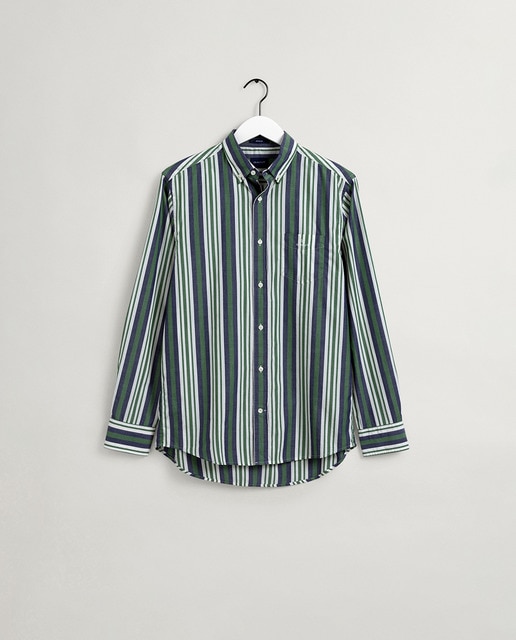 Regular Fit Stripe Poplin Shirt