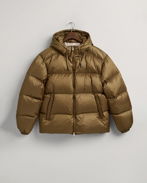 Chaqueta acolchada con lustre