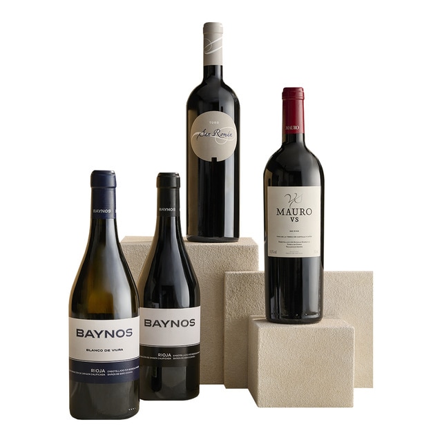 Estuche vinos tintos y blanco Mariano García 2020 Rioja, Toro y Castilla y León
