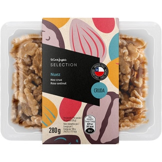 EL CORTE INGLES SELECTION rohe geschälte Walnüsse aus Chile Becher 280 g
