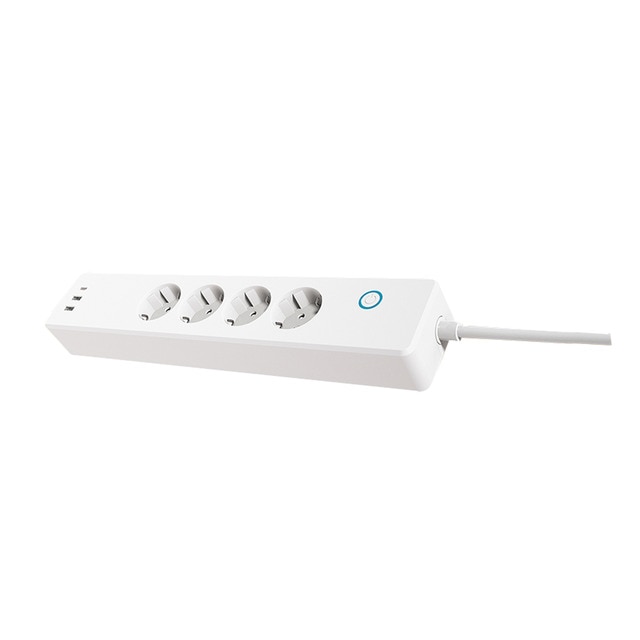 Regleta Wifi Inteligente 4 Tomas + 2 Puertos USB + 1 Puerto Tipo C