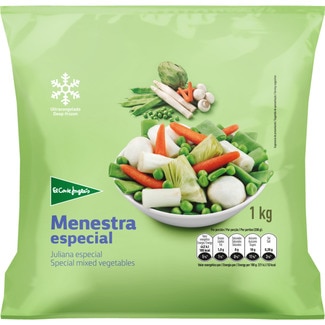 EL CORTE INGLES special mixed vegetables bag 1 kg