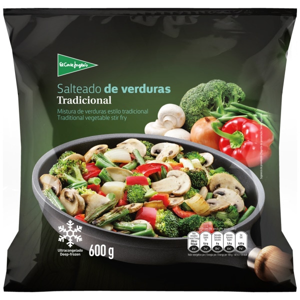 Traditional sautéed vegetables bag 600 g