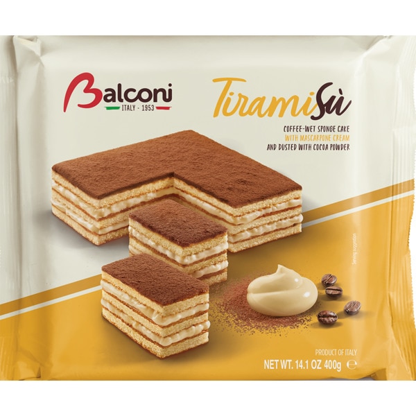 Bolo Sobremesa de Tiramisù embalagem 400 g