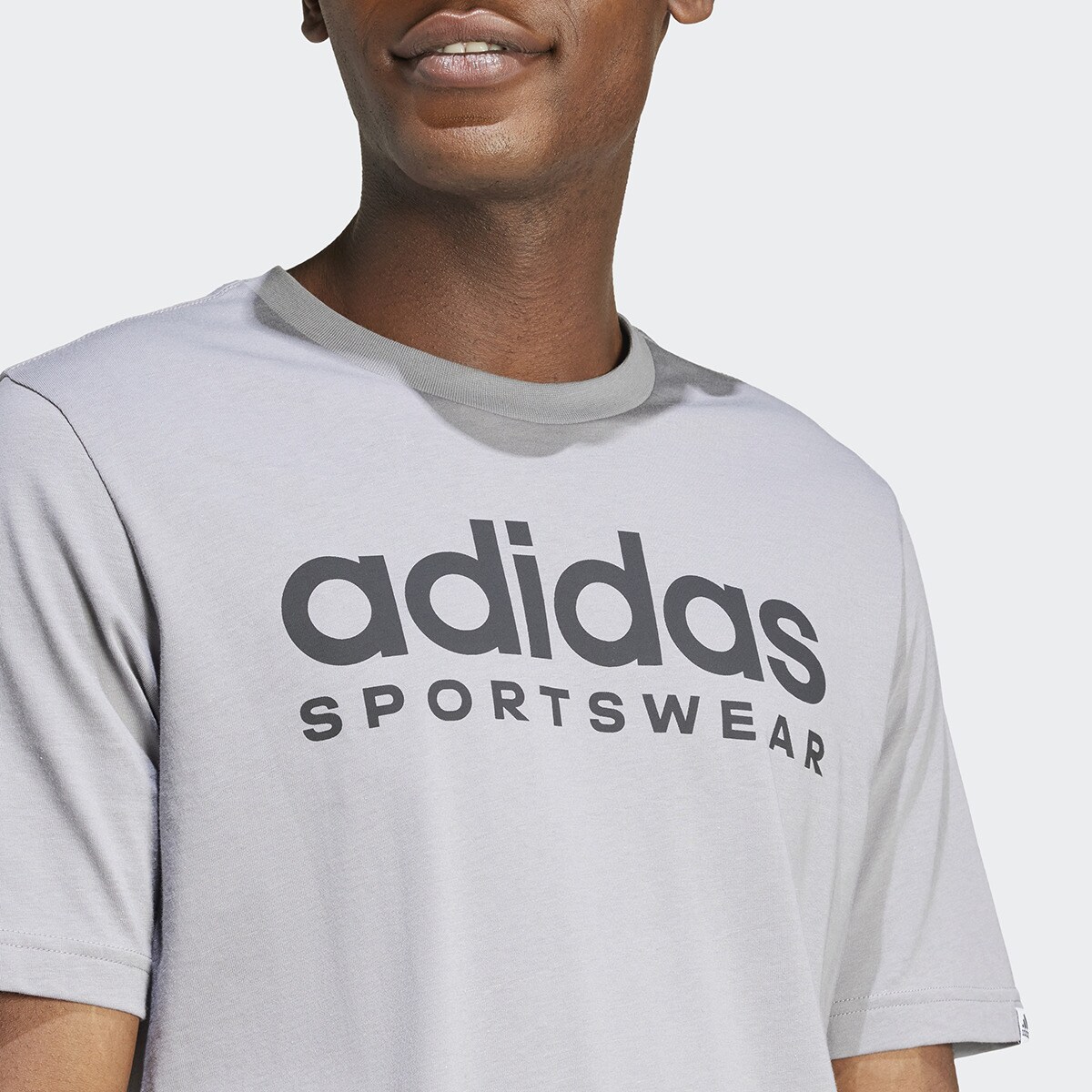T-shirt de Homem Graphic Cinzento-3