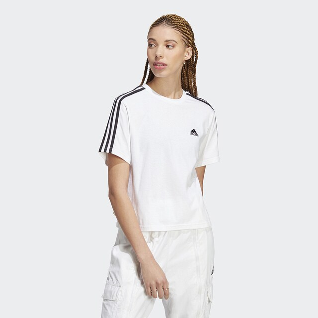 Camiseta de mujer Essentials 3-Stripes adidas