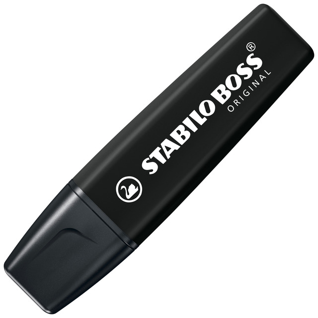 Marcador fluorescente BOSS ORIGINAL NatureCOLORS STABILO negro.