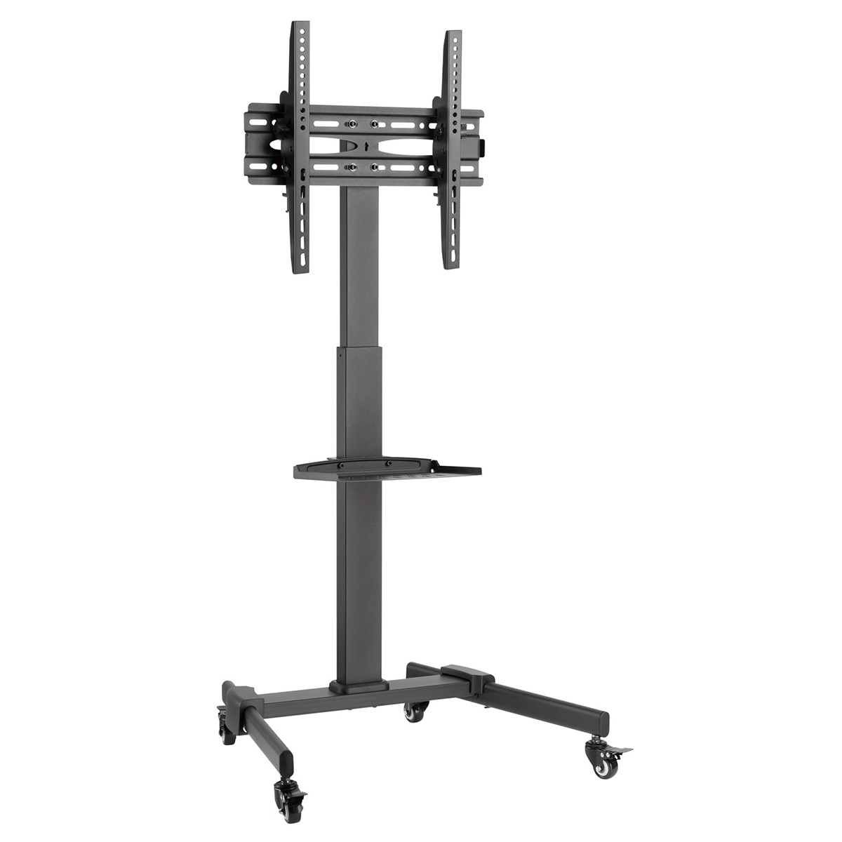 Imagen 0 de Soporte de suelo Fonestar STS-4244N para TV de 32" a 65", robusto y con ruedas